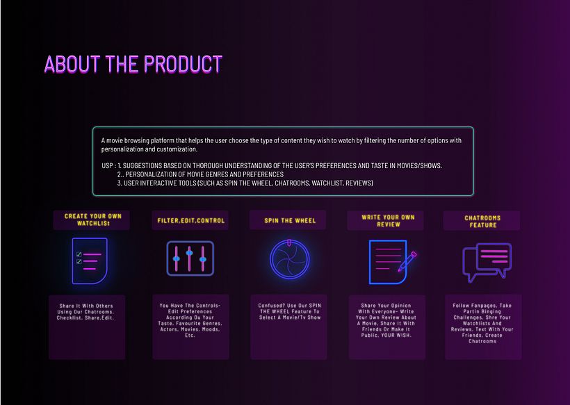 A movie browsing platform 5