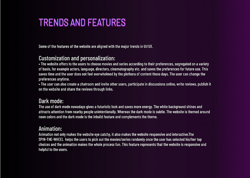 A movie browsing platform 6