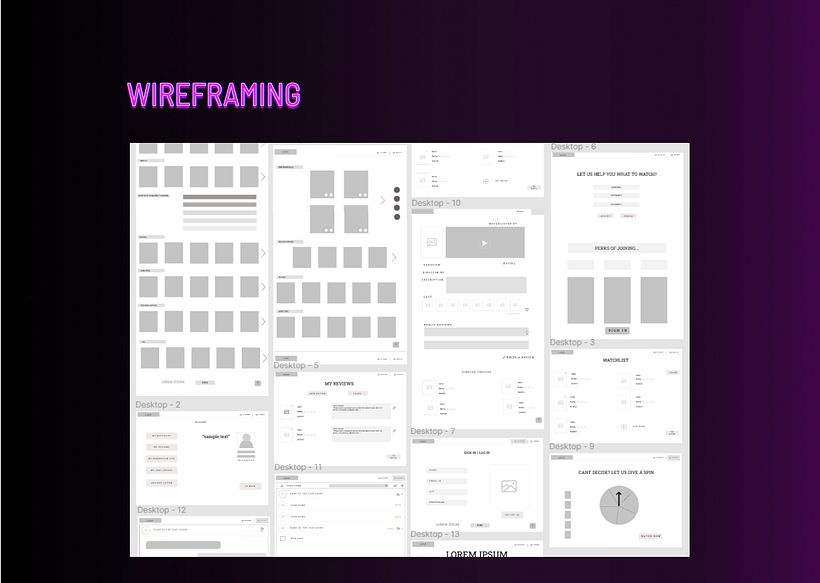 A movie browsing platform 9