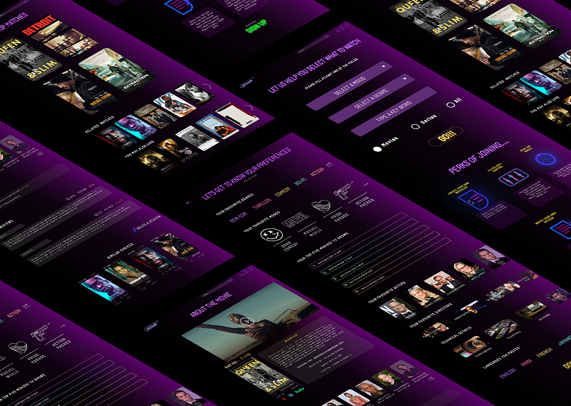 A movie browsing platform 12