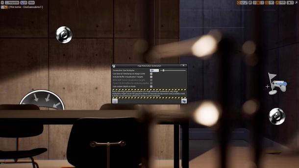 Se quiser uma imagem em 4k, deverá selecionar 2.0 em 'Screenshot size multiplier'