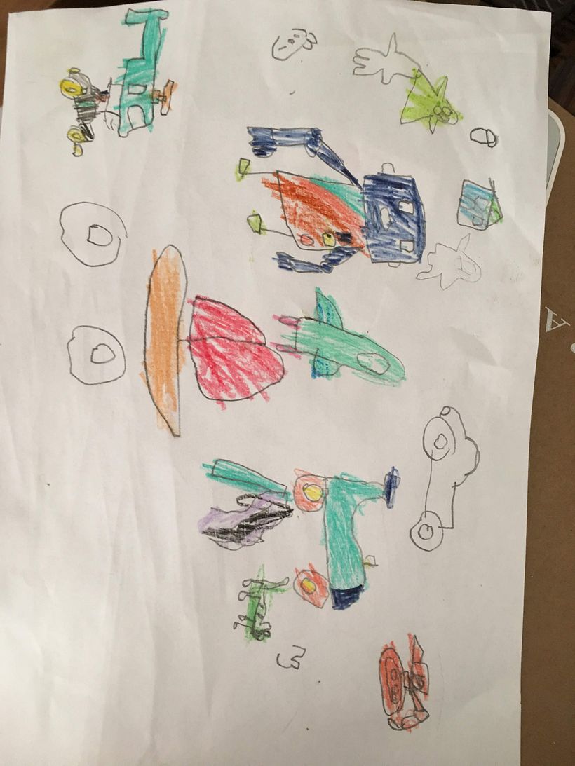 Busco dibujos hechos por niñas y niños 8