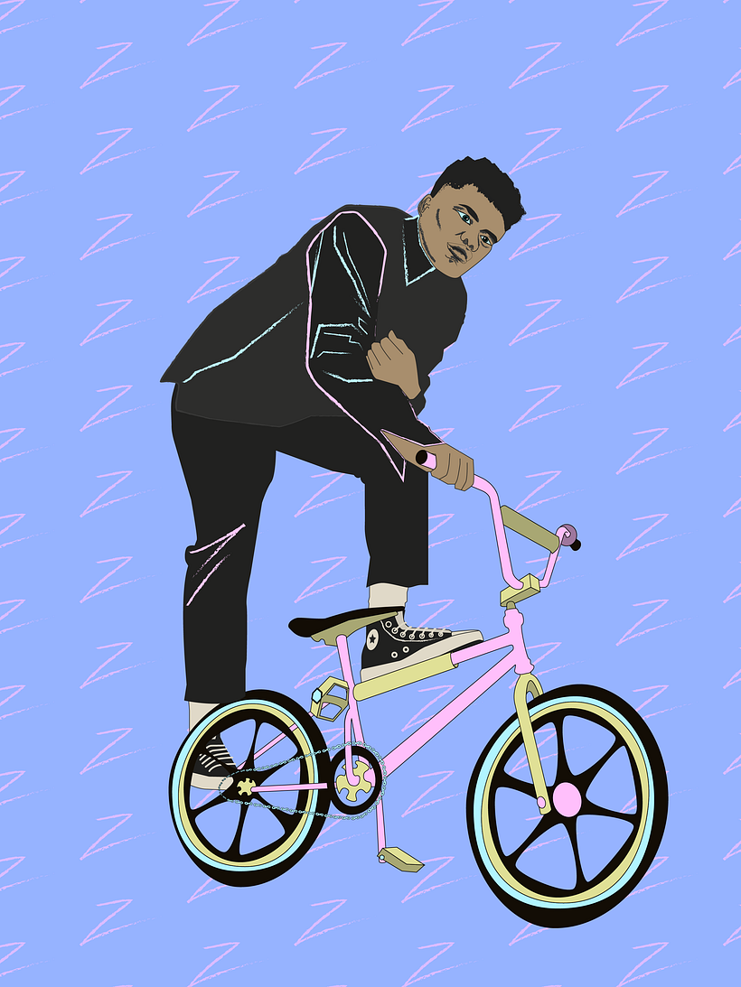 Biking illustration 0