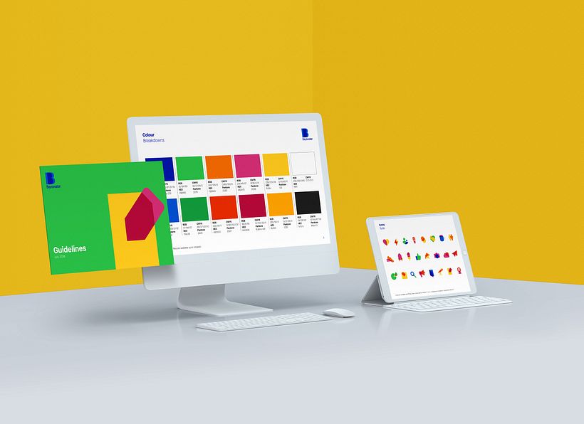 Simple brand guidelines document