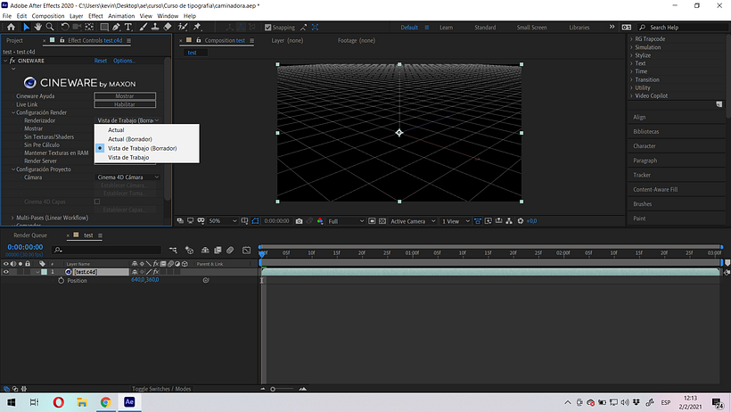 Problema con la configuración render en after effect  1