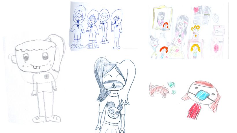 Busco dibujos hechos por niñas y niños 0