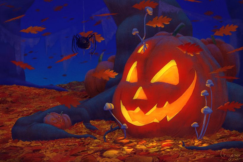 Halloween Fitbit Clock Face -1
