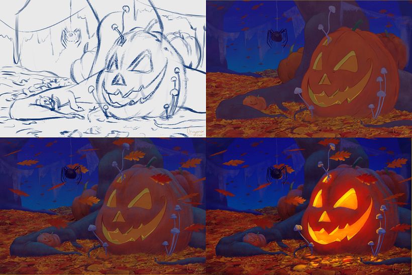 Halloween Fitbit Clock Face 0