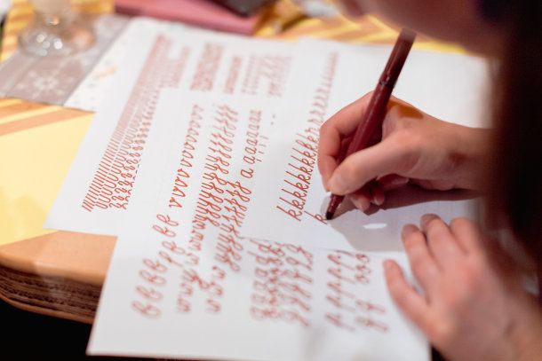 Writing by hand trains our motor skills