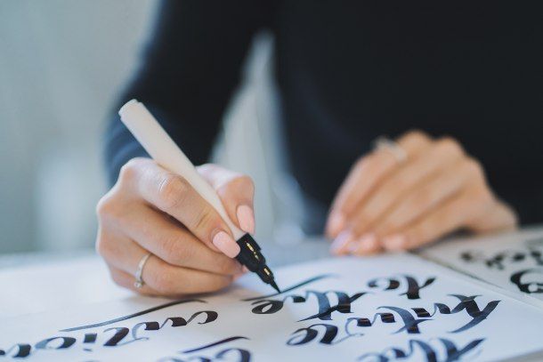 Calligraphy is the art of writing beautifully