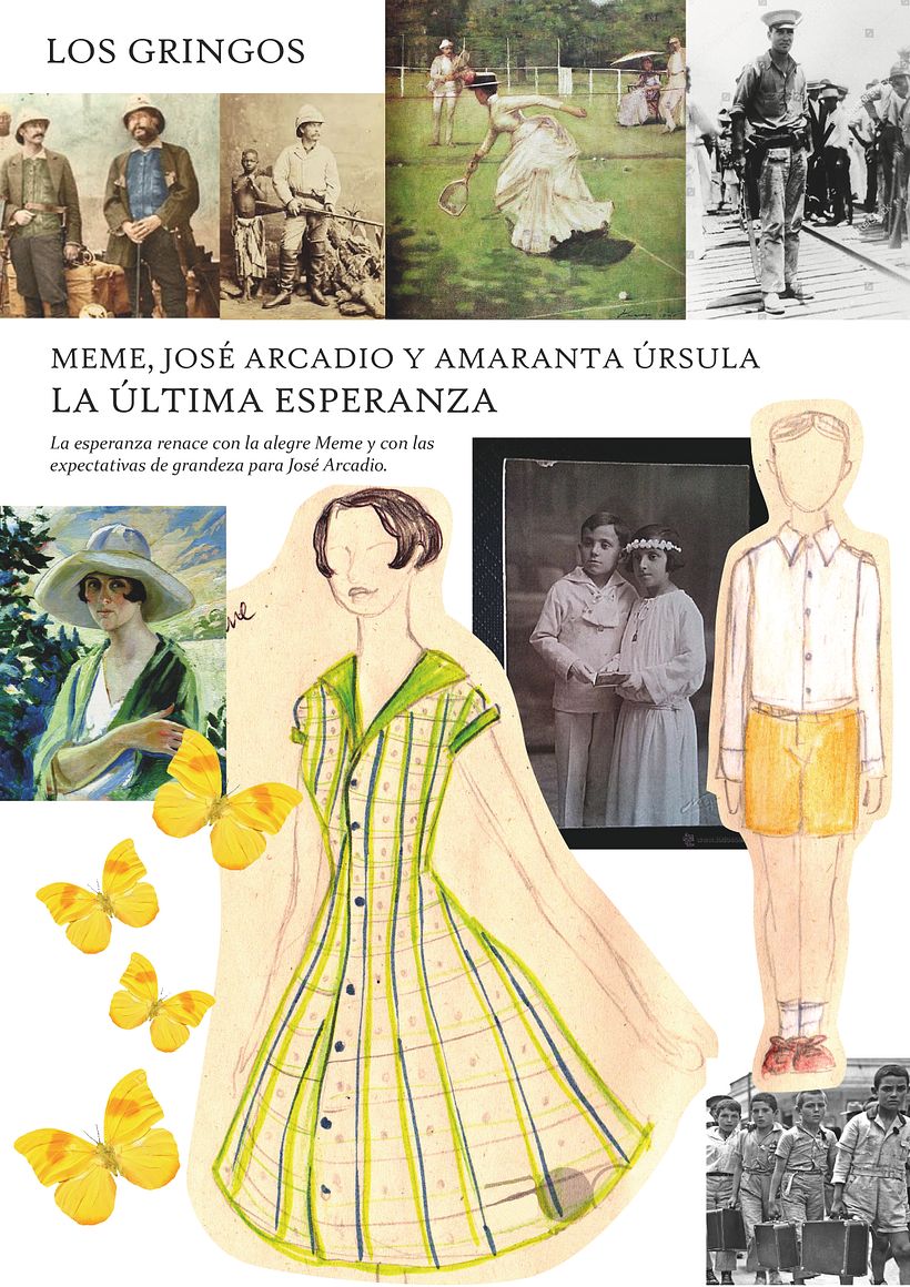 CIEN AÑOS DE SOLEDAD, Proyecto diseño de vestuario para cine y televisión 12