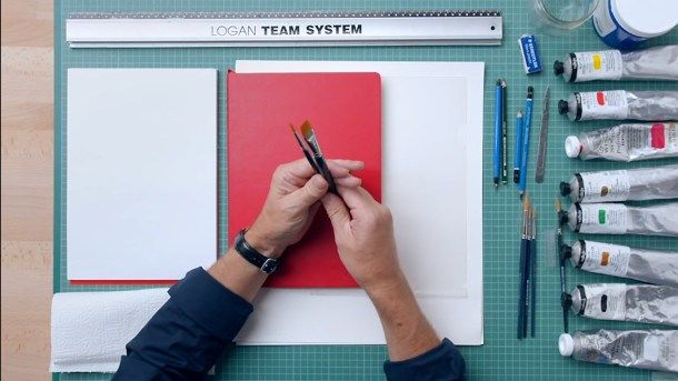 Materiais básicos para ilustração com acrílico 5