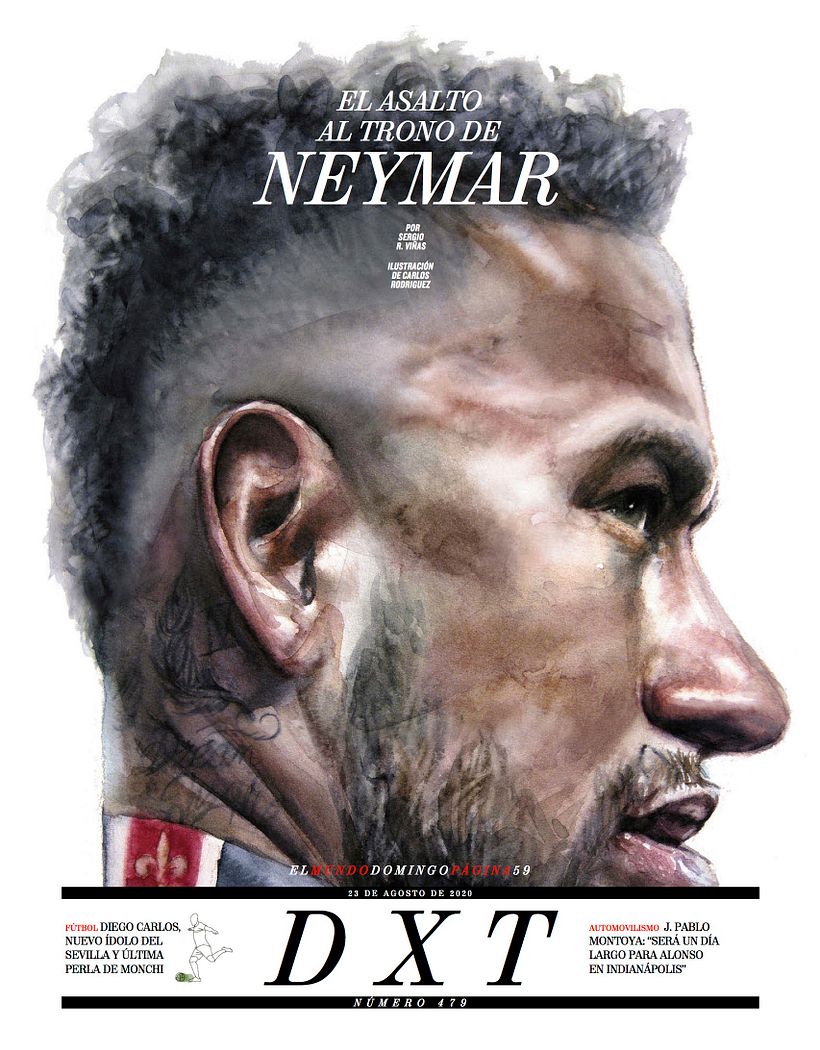 Capa com Neymar, de Carlos Rodríguez Casado