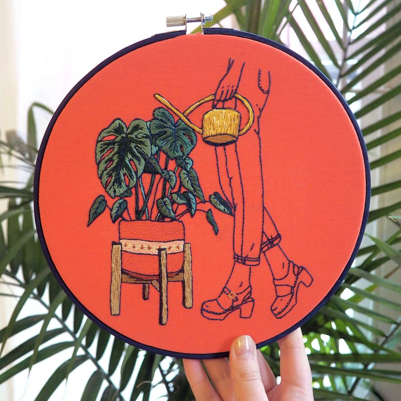 Los bordados de Dearest Q están inspirados en estética vintage.