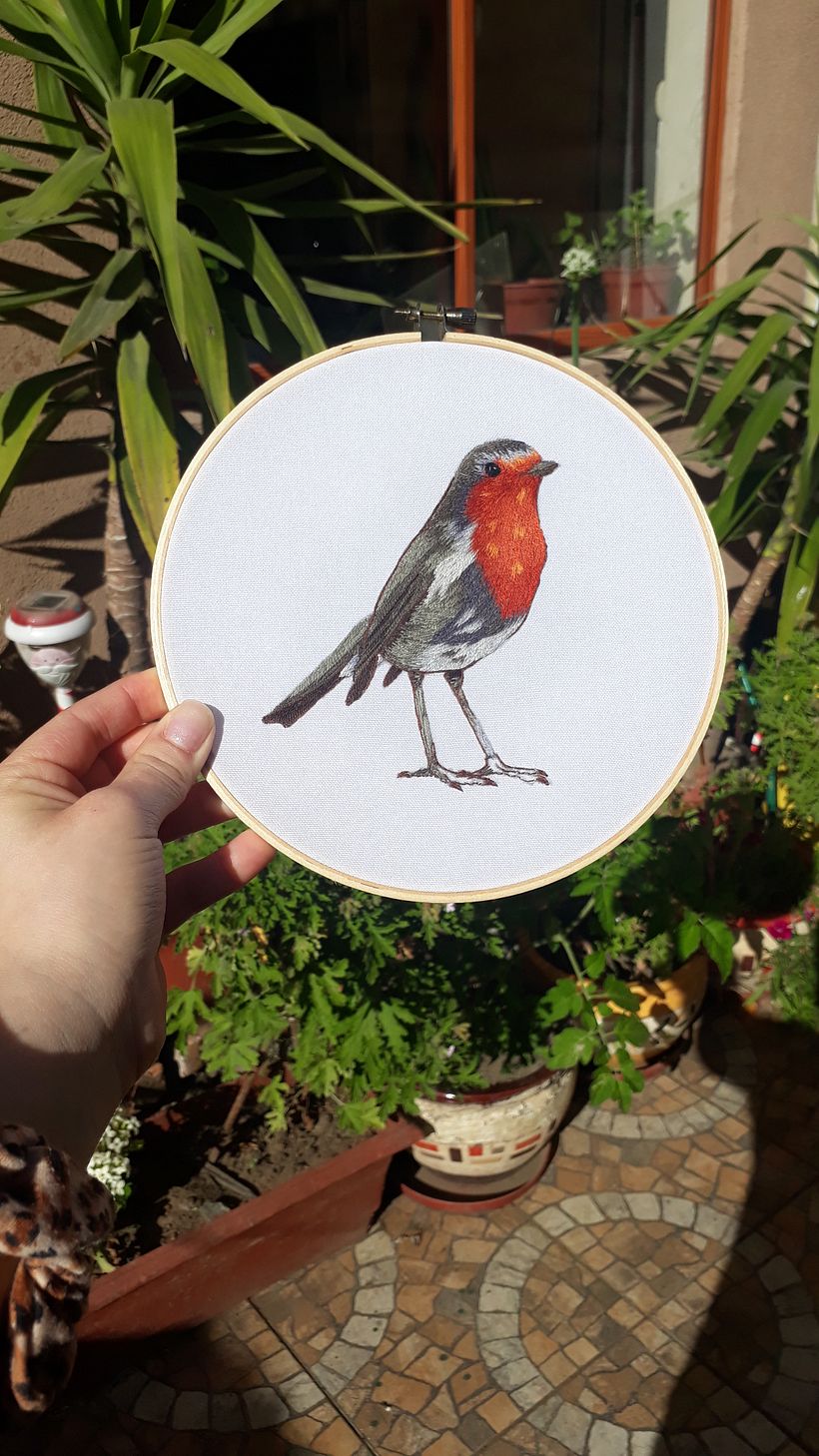 Mi Proyecto del curso: Pintar con hilo: técnicas de ilustración textil 6