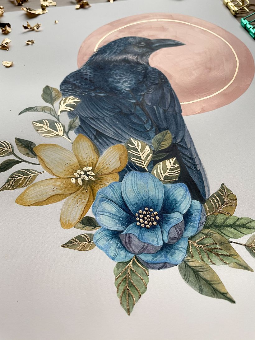 Mi Proyecto del curso: Ilustración naturalista de aves con acuarela 2