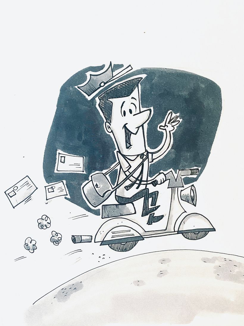 Antes, con marcadores Touch y plumas Staedtler