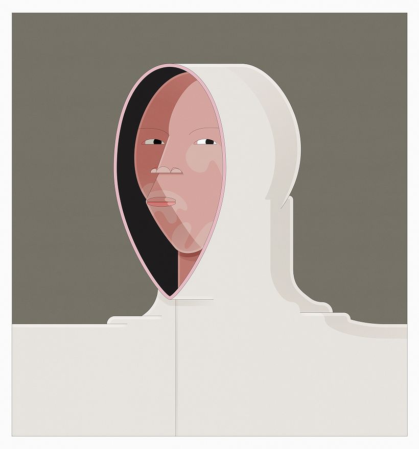 Illustration about people with disabilities identity.