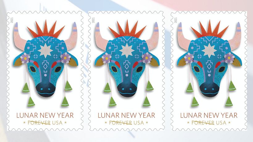Camille Chew para United States Postal Service.
