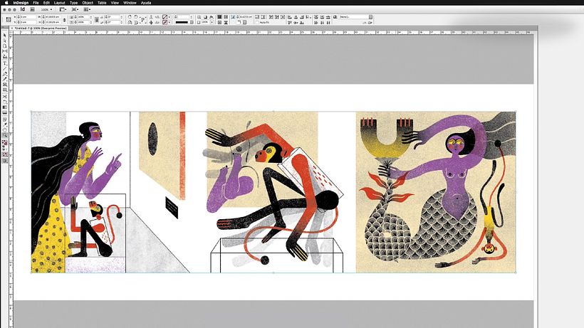 This is how your illustration will look in its new colors