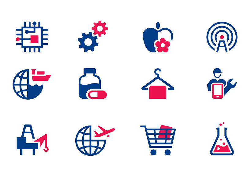 Panalpina icons, infographics and Annual Report -1