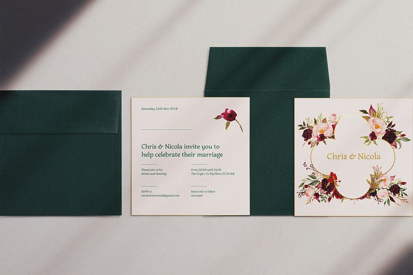 Wedding invitation 0
