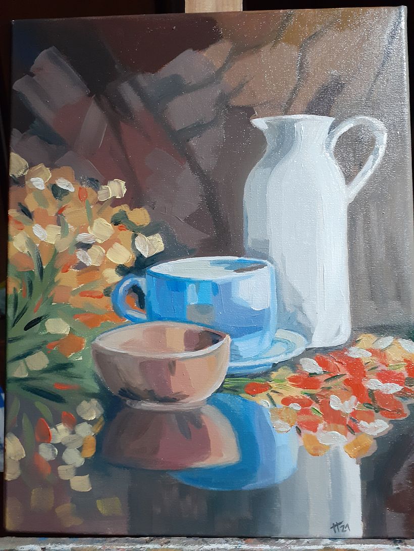 Foto con luz del proyecto terminado