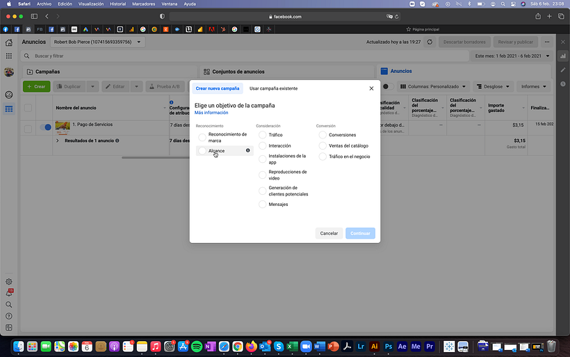My project in Google Ads and Facebook Ads from Scratch course 0
