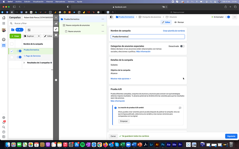 My project in Google Ads and Facebook Ads from Scratch course 0