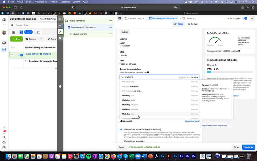 My project in Google Ads and Facebook Ads from Scratch course 3