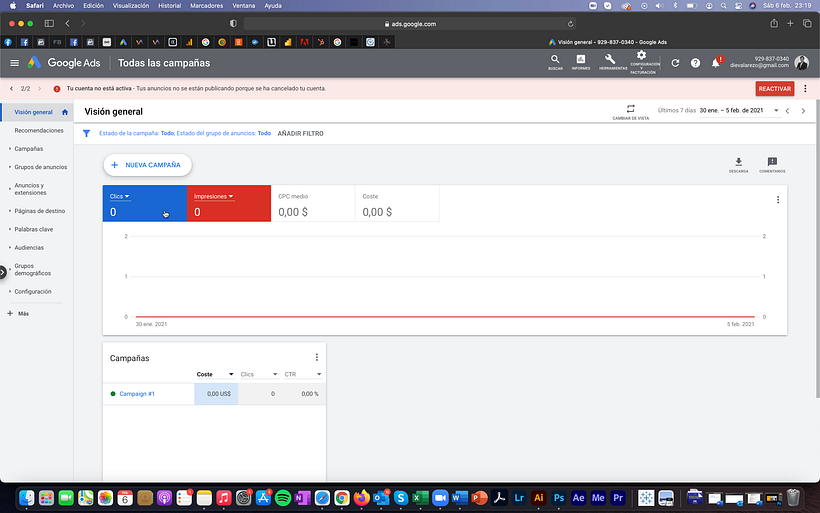 My project in Google Ads and Facebook Ads from Scratch course 7