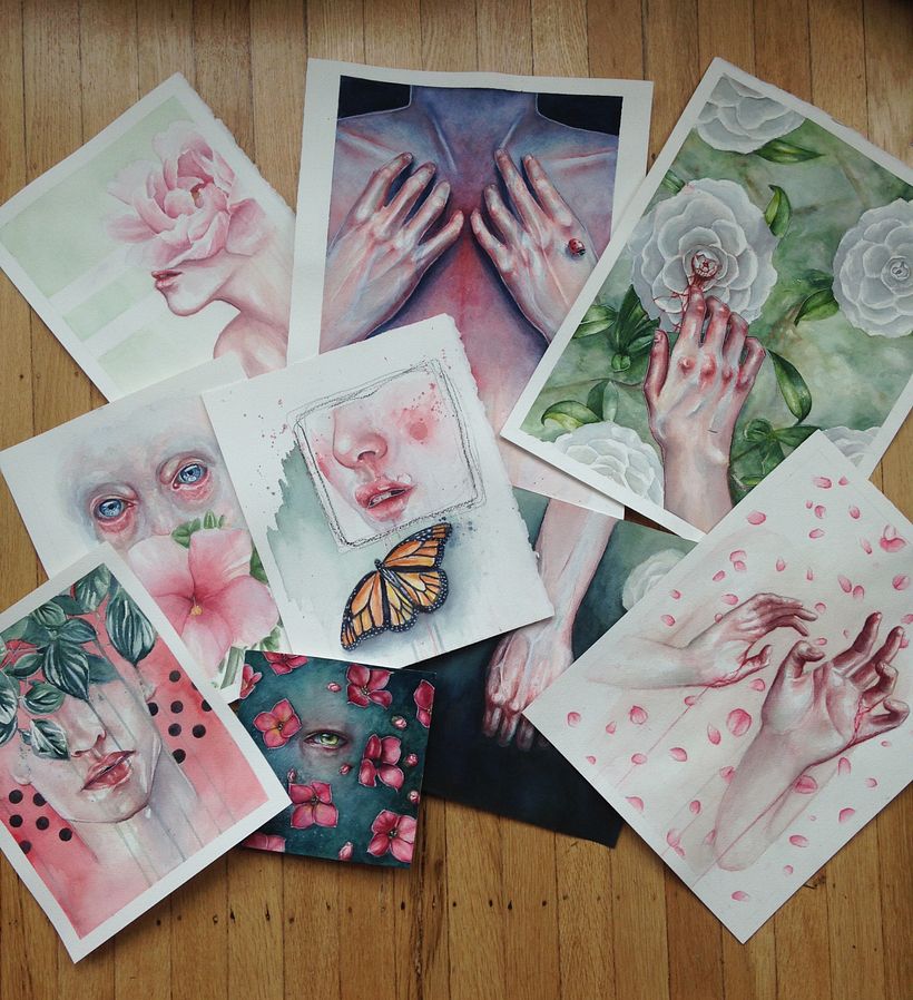 Ephemeral Exhibition - Aquarellmalerei