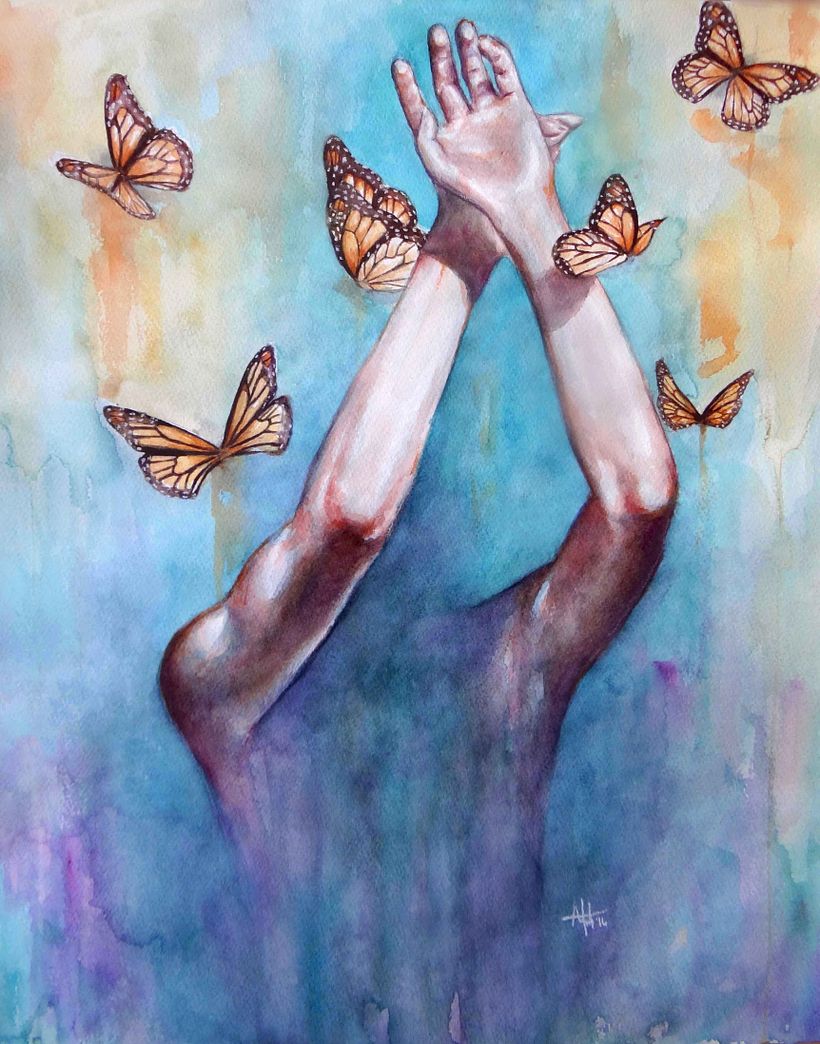 Blindsided for my exhibition "I AM" 1