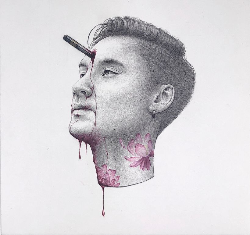 Pen & Watercolor Portraits 8