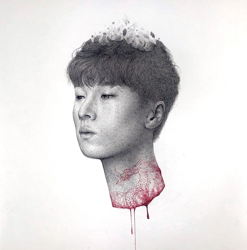 Pen & Watercolor Portraits 9