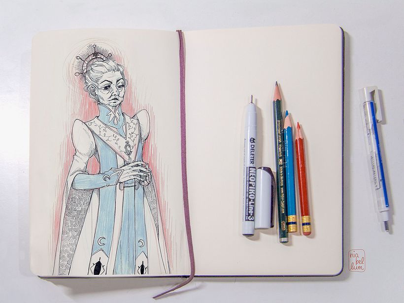 La Papisa | Cuaderno de artista para proyectos de ilustración 3