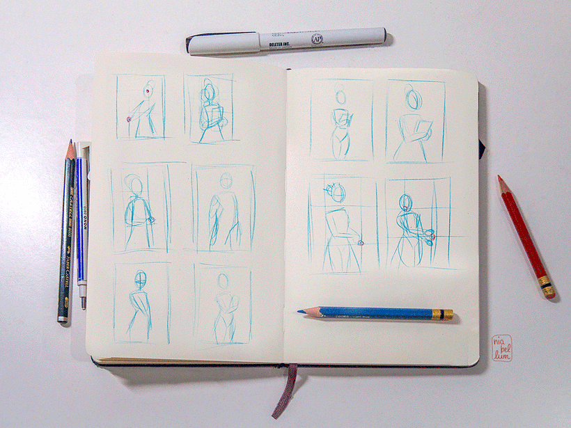 La Papisa | Cuaderno de artista para proyectos de ilustración 1