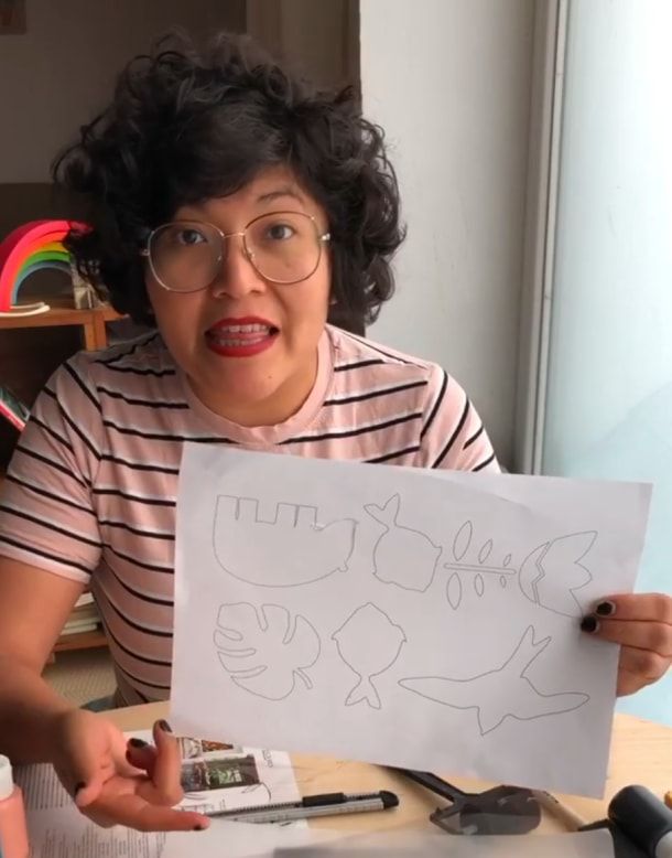 Exemplos de figuras que você pode desenhar no papel. Fábrica de Texturas