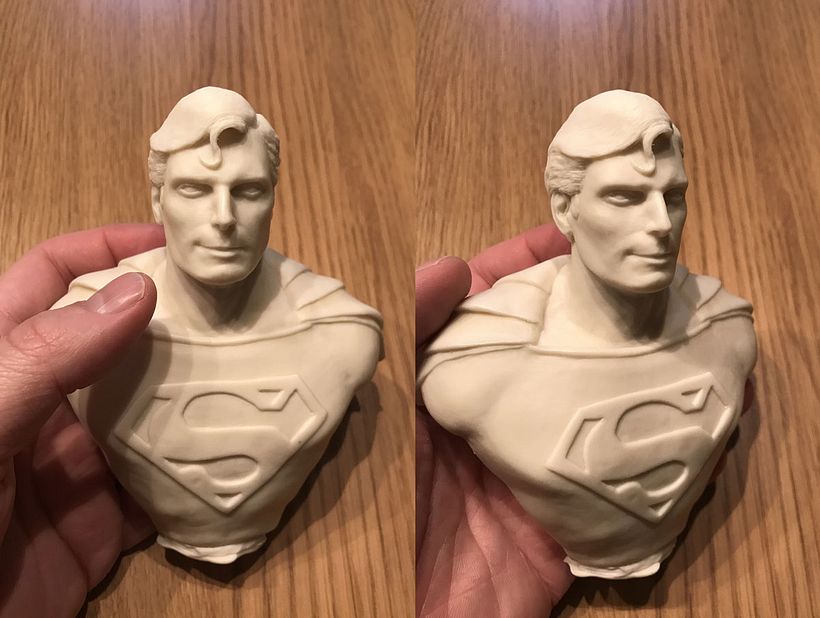 "El hombre de acero" Busto miniatura 1/6 0