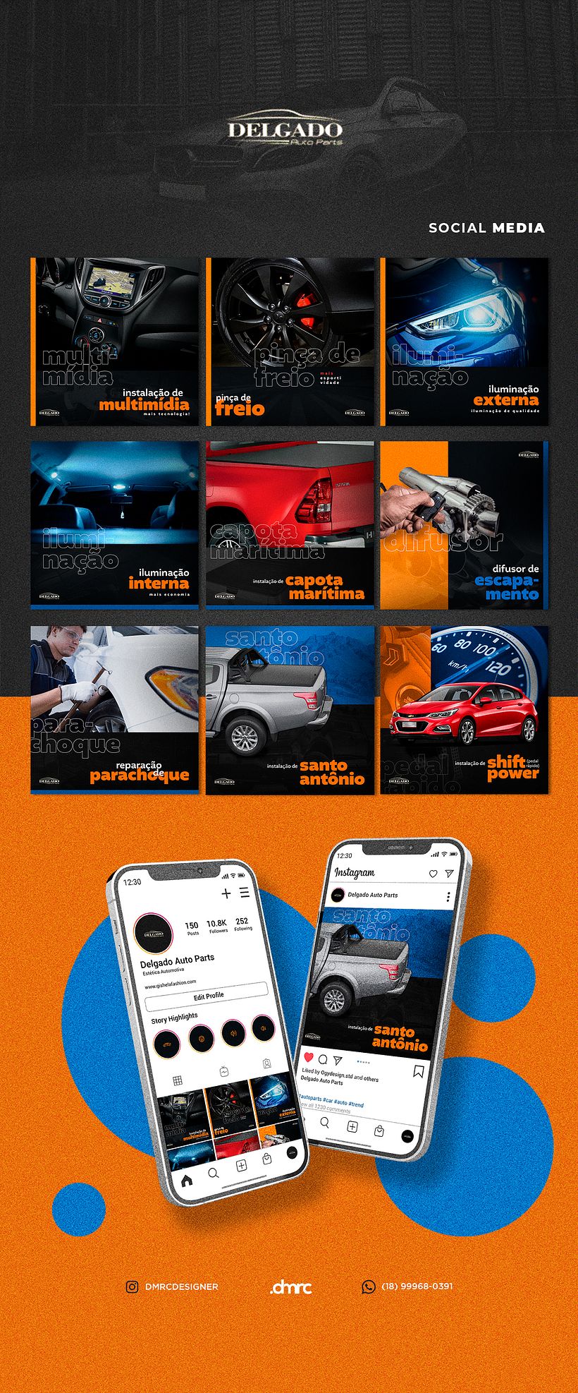 Esse projeto foi desenvolvido para as redes sociais de um cliente da agência de publicidade que eu atuo como designer!