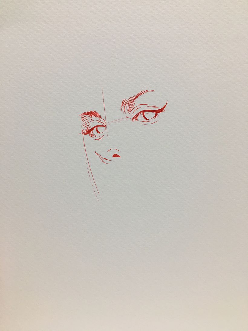 Kopf einer Frau -1
