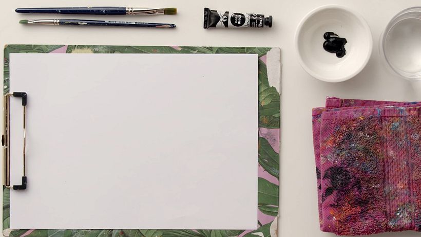 Tutorial Ilustración: cómo crear texturas con gouache 3