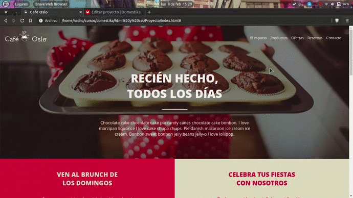 Mi Proyecto del curso: Introducción al Desarrollo Web Responsive con HTML y CSS -1