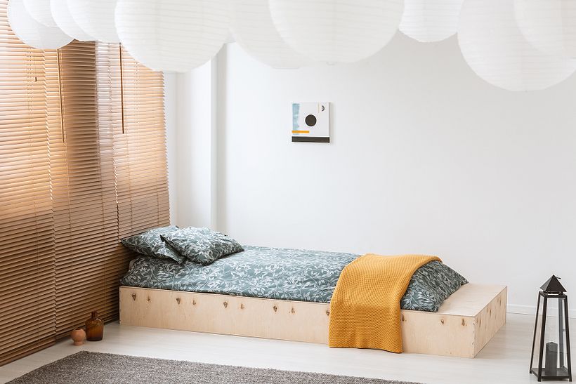 Estilo de interiores japandi.