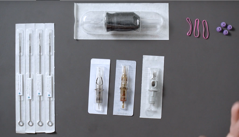 Choosing tattoo needles is similar to choosing paintbrushes.