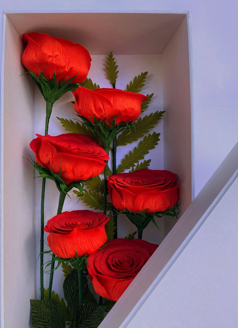 Bouquet de rosas rojas