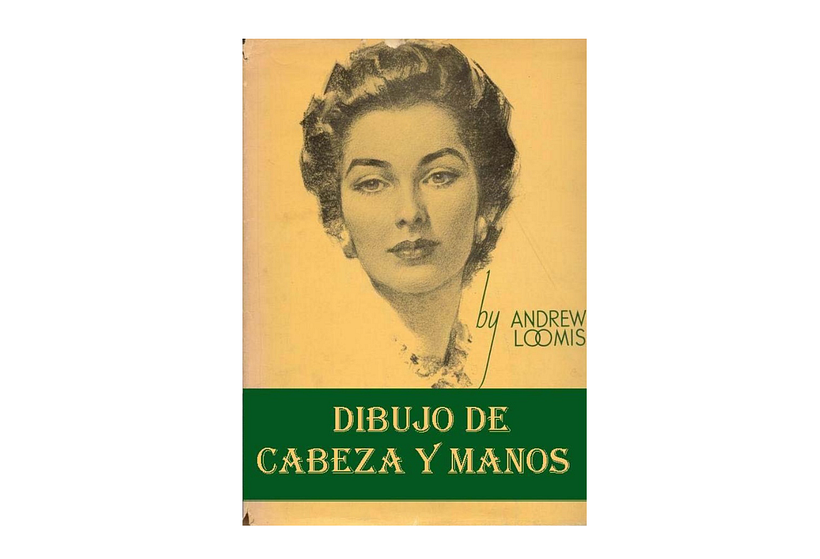 Dibujo de cabeza y manos, por Andrew Loomis.