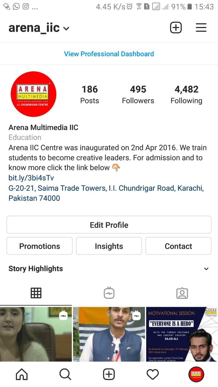 My project in Instagram Strategy for Business Growth course -1