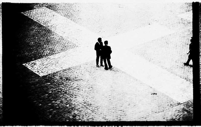 Fotografía de Alberto Corazón incluida en la exposición 'Plaza Mayor y otras obras conceptuales de los años 70'.