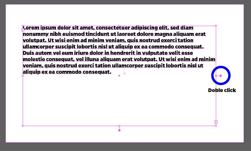 Ajuste caja de texto-contenido texto en Illustrator 1